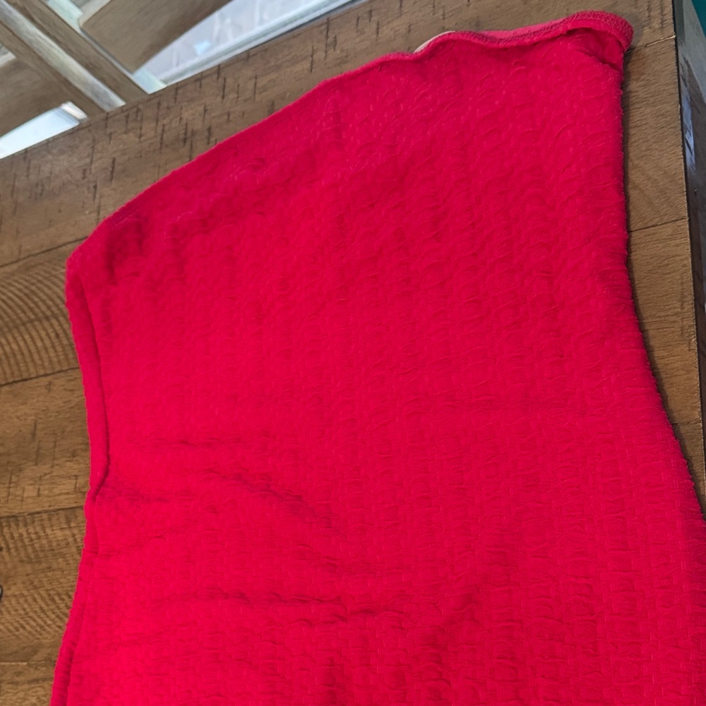 Vibrant Red Skirt